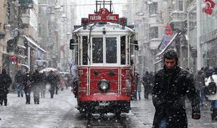 В 23 провинциях Турции объявлено предупреждение об угрозе снегопадов