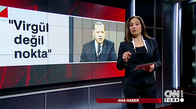 Ведущую CNN Türk сняли с эфира за реплику о «короткой» встрече Эрдогана с Трампом
