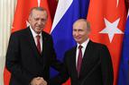 Президенты России и Турции обсудили ситуацию на Ближнем Востоке и двусторонние отношения