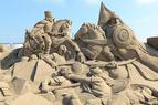В Анталии проходит фестиваль песчаных скульптур