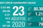 Количество новых инфицированных COVID-19 в Турции составило 1 тыс. 217