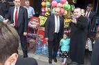 Эрдоган вместе с сыном и внучкой посетил магазин в спальном районе Стамбула