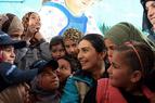 Туба Бюйюкюстюн посетила лагерь сирийских беженцев в Иордании