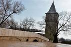 На город Эдирне в Турции, может обрушится наводнение, из-за поврежденной дамбы в Болгарии