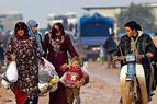 Лагеря беженцев вблизи границы с Турцией заполнены
