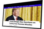 Трамп изучает новые санкции к Турции за покупку С-400