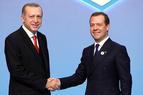Эрдоган встретился с Медведевым