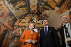 Ангеле Меркель подарили ковёр в Каппадокии