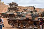 Турецкие танки заняли позицию на границе с Сирией 