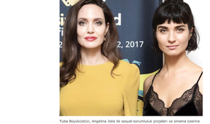 Туба Бюйюкюстюн и Анджелина Джоли встретились в Лос-Анджелесе