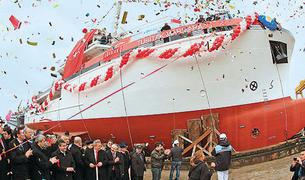 Первое турецкое научно-исследовательское судно спущено на воду