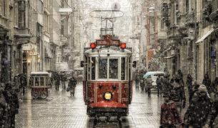 Снегопад обрушился на Стамбул, холодная погода продержится до конца недели