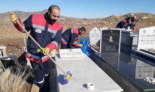 В Анкаре ведутся работы по восстановлению разрушенных христианских могил