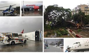 По побережью Антальи прошел сильный ураган: 12 человек пострадали