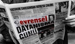 В Турции запретили публикацию рекламы в газете Evrensel на рекордные 45 дней