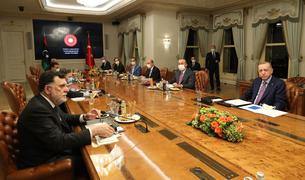 Эрдоган встретился с Сарраджем в Стамбуле