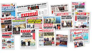 Первые полосы турецких газет о четырехстороннем саммите в Стамбуле