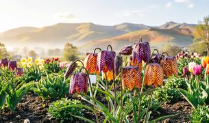 Сад тюльпанов в Эрзинджане становится центром ботанического туризма Турции