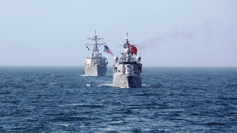 Турция и США провели совместные морские учения в Чёрном море