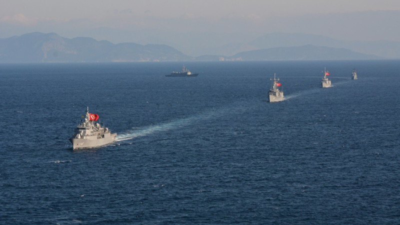 На фоне напряжённости в Средиземном море турецкие фрегаты направились в Алжир