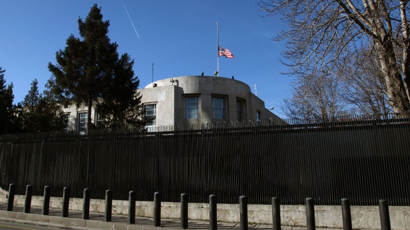 Посольство США в Анкаре 5 марта приостановило работу из-за угрозы безопасности