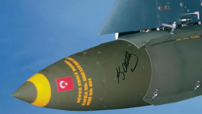 Первые испытания турецкой авиабомбы прошли успешно