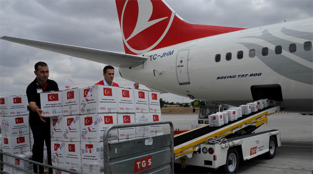 Минобороны: Турция отправила для жителей Газы 15 самолетов ВВС с гуманитарной помощью