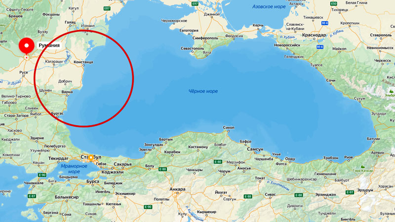 Турецкий сухогруз получил незначительные повреждения при подрыве на мине у берегов Румынии