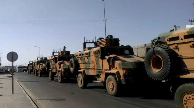 Турция перебросила тяжёлую военную технику к границе с Сирией
