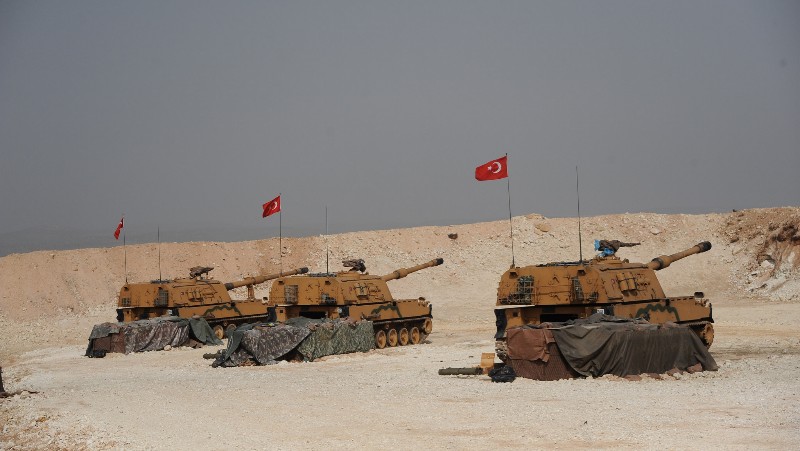 Турецкие ВС обстреляли позиции курдских боевиков в Сирии