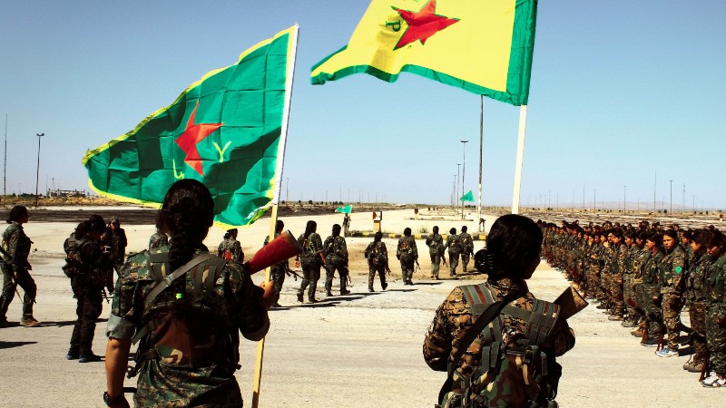 Члены YPG покинули сирийский город Манбидж