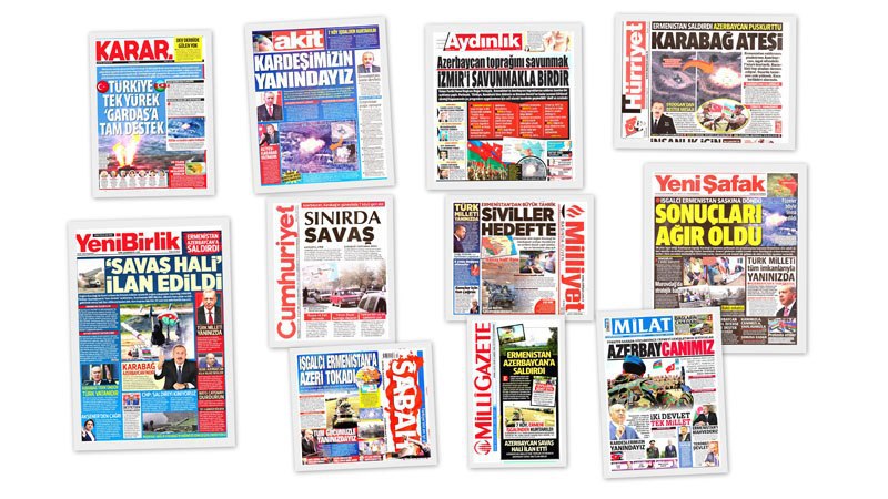 Что пишут турецкие газеты по поводу событий в Карабахе