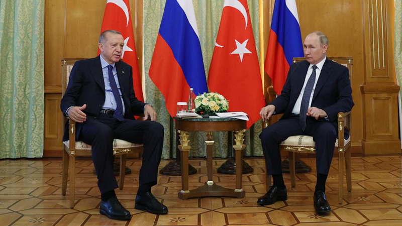 C чего начали переговоры Путин и Эрдоган
