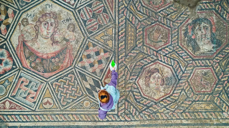 В турецком Изнике обнаружена древняя мозаика на фоне подготовлений к приезду Папы Римского