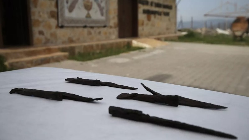 В древнем городе Адрианополис обнаружен набор ножей возрастом 1500 лет