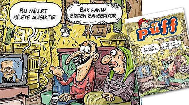 Новая обложка турецкого журнала PÜFF на злобу дня!