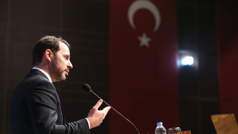 Албайрак заявил, что экономика Турции растёт, хотя лира достигает рекордных минимумов