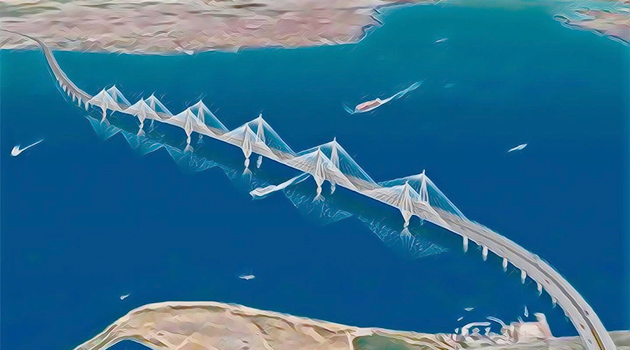 В Турции началось строительство моста через пролив Дарданеллы