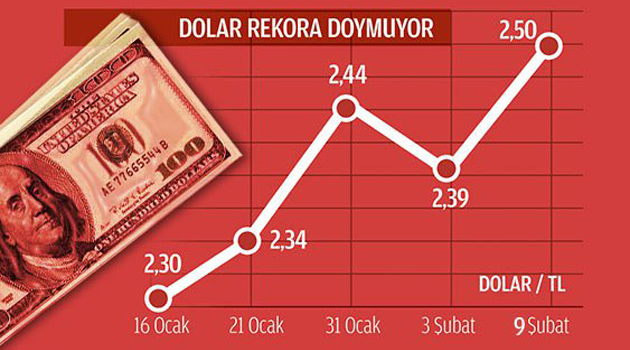 Курс доллара может подняться до 3 лир