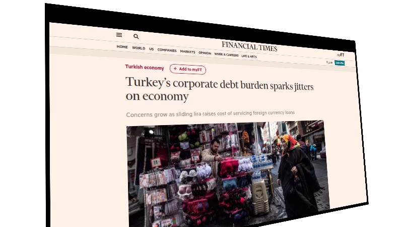 Турецкий корпоративный долг давит на экономику