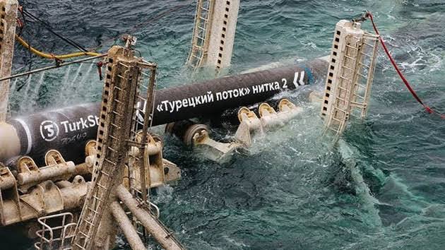Россия увеличила поставки газа в Европу по «Турецкому потоку» на 3,4%
