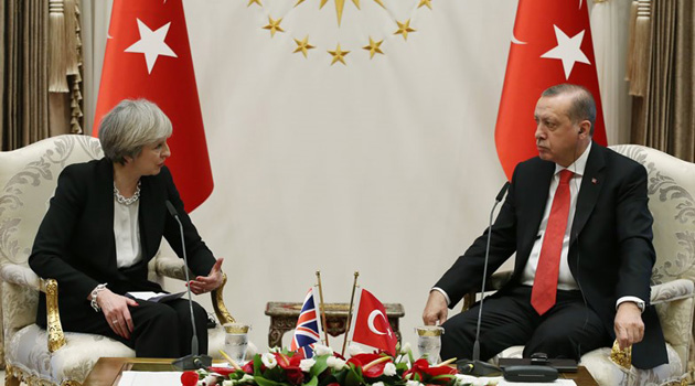 Financial Times: Мэй и Эрдоган обсудят в Лондоне увеличение товарооборота между Великобританией и Турцией