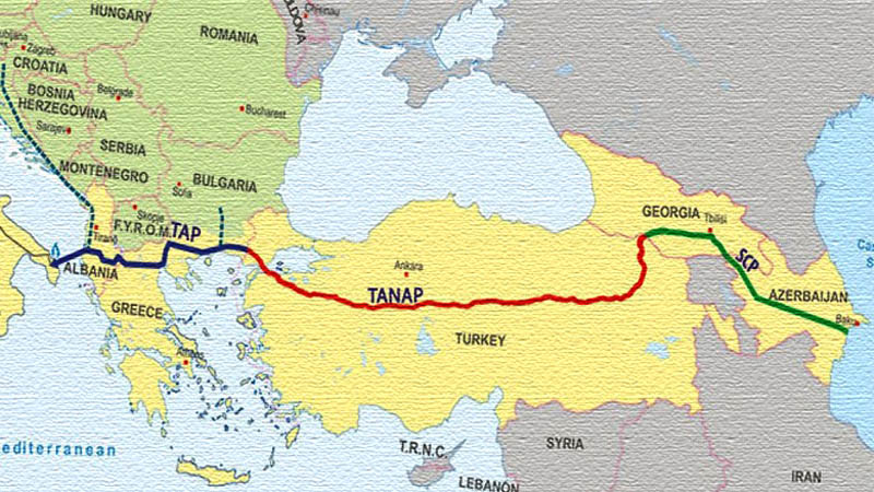 Турция и Азербайджан готовы поставлять газ в Венгрию через ТАНАП