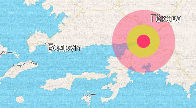 В турецком заливе Гёкова произошло землетрясение магнитудой 4,2 балла