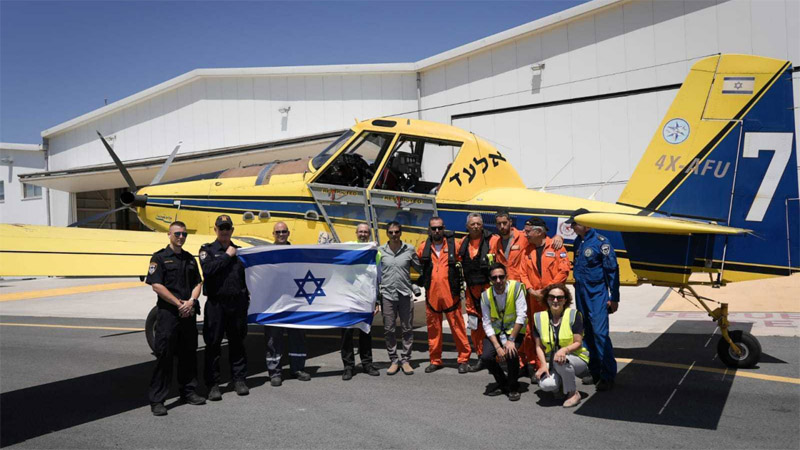 Израиль отправит на Кипр авиатехнику для борьбы с пожаром в турецкой части острова