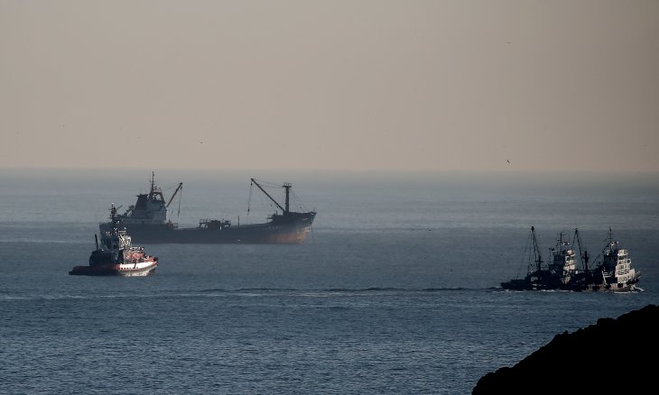 Российский танкер после ЧП у берегов Турции отправился на рейд до разбирательства
