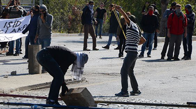Полиция подавила протесты в поддержку Кобане в университетах Анкары