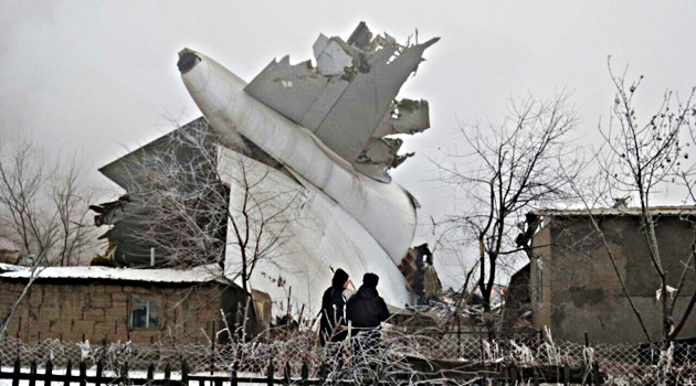 Грузовой самолет турецкой компании упал в Киргизии: 35 погибших