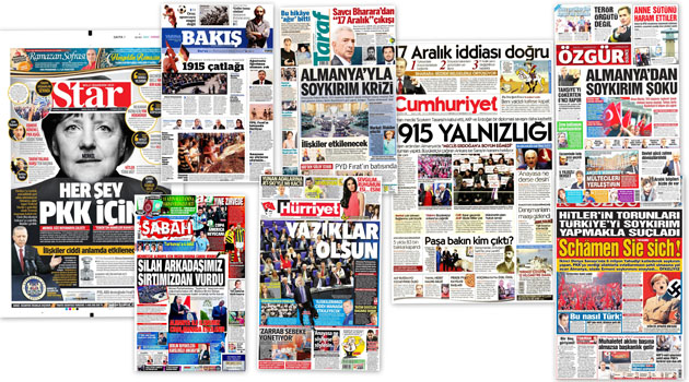 Заголовки турецких СМИ за 03.06.2016