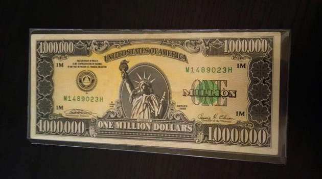 В Турции изъята банкнота номиналом в 1 млн долларов США